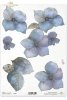 dekoracyjne wzory, motywy kwiatowe, bukiet kwiatów, Ogród Muz, Garden of Muses * Mulberry decoupage paper FPA1005, decorative patterns, floral motifs, bouquet of flowers, Garden of Muses *Seria Garden of Muses